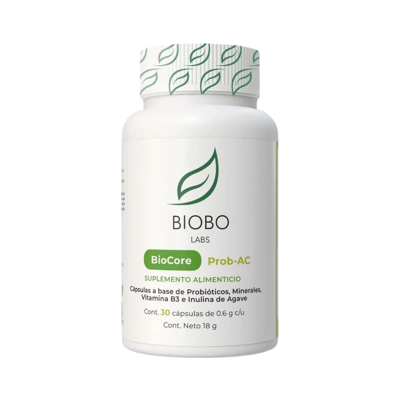 Biobo Biocore Prob Ac 30 Caps 600 Mg C/u