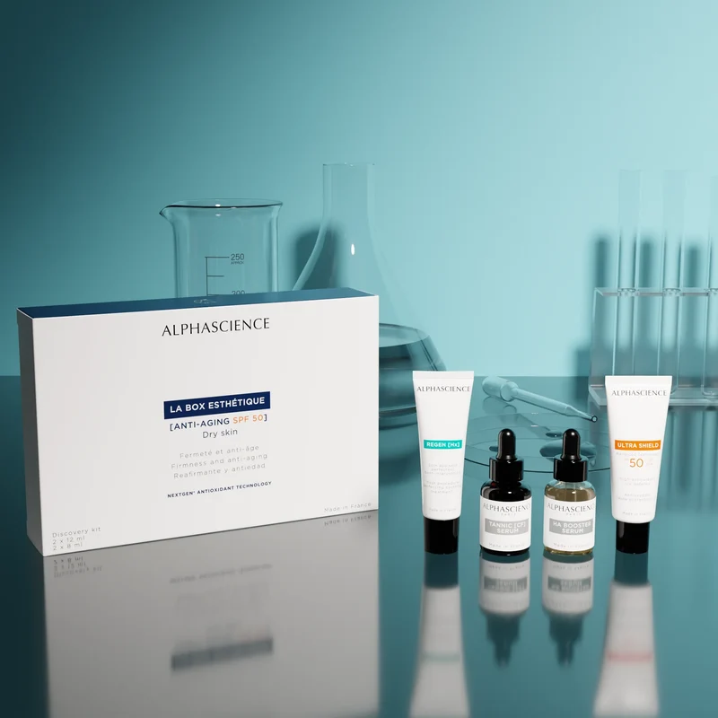 PLV Alphascience La Box Esthetique Anti - Aging SPF 50 Dry Skin