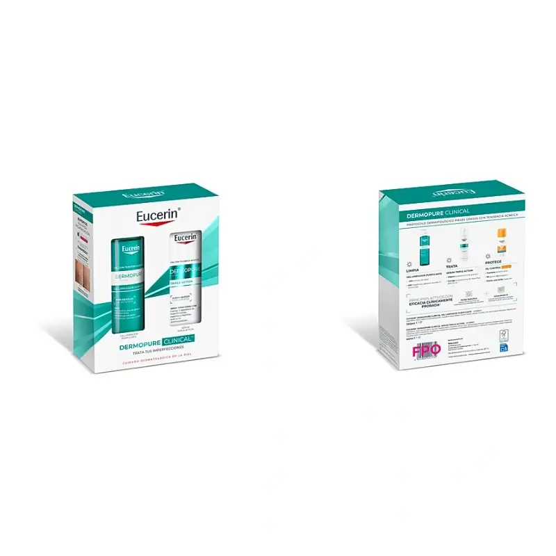 Eucerin Pack DermoPure Clinical Serum + Gel Limpiador