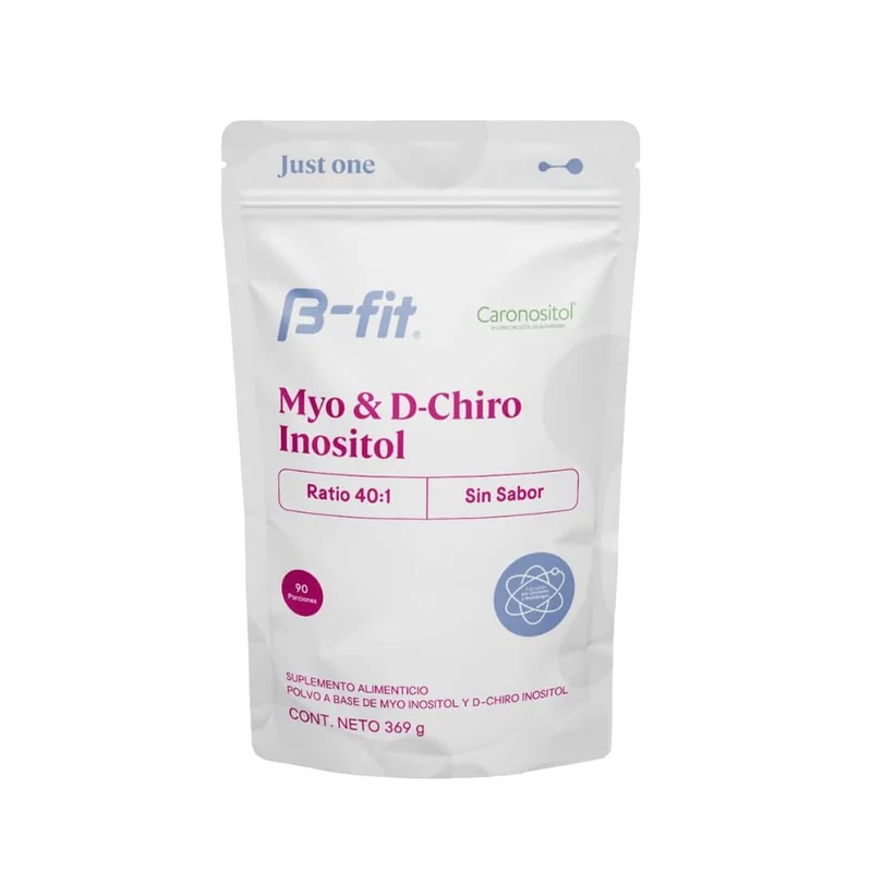 B-fit Myo & D-chiro Inositol 123g Polvo Caronositol 30 Porciones