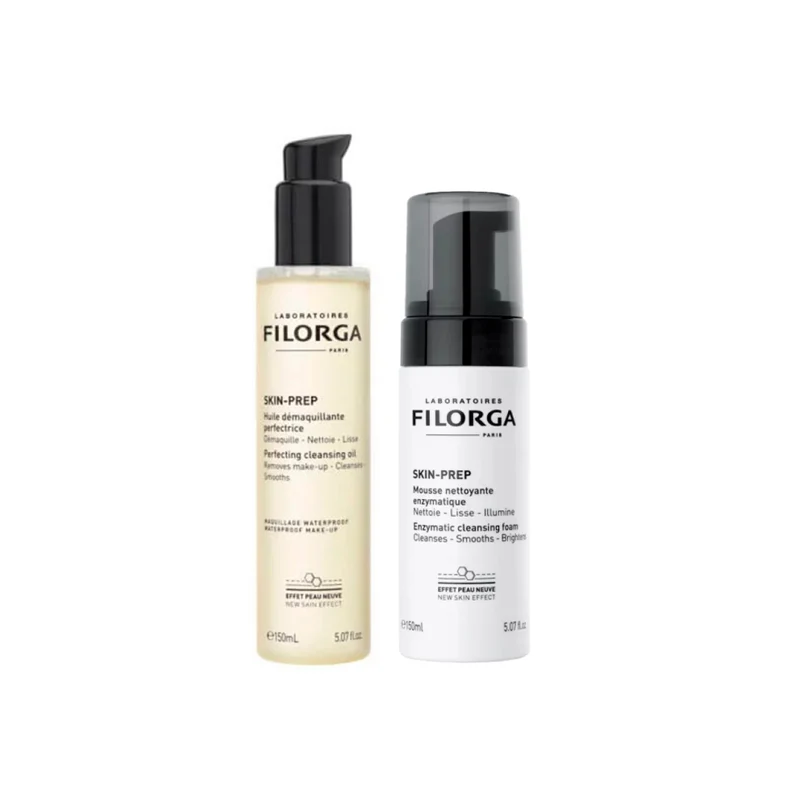 Filorga Duo Skin-Prep Oil+Foam Cleanser Pack Con 2 Pzas
