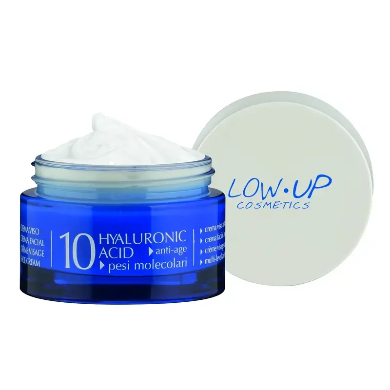 Low Up Crema Facial Anti-Age Ácido Hialurónico 10 PM, 50 ml