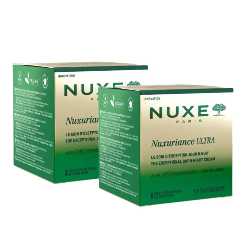 Nuxe Nuxuriance Ultra Tratamiento Excepcional Día y Noche, Pack 2 x 75 ml