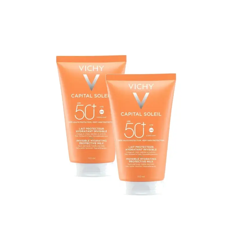 Vichy Capital Soleil Leche Hidratante SPF50+ 150 ml , pack 2