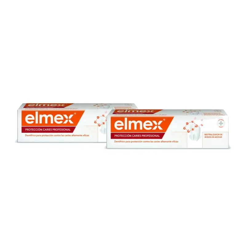 Elmex Caries Cremas Dentales, 75 Ml, pack 2