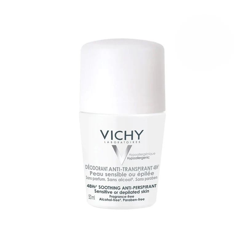 Vichy Roll on Antitranspirante Piel Sensible 48hr 50 mL