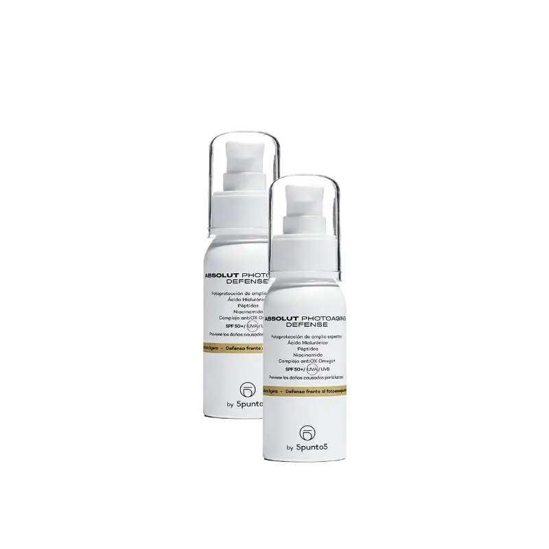 5Punto5 Absolut Photoaging Defense Fotoprotector 50 Ml, pack 2