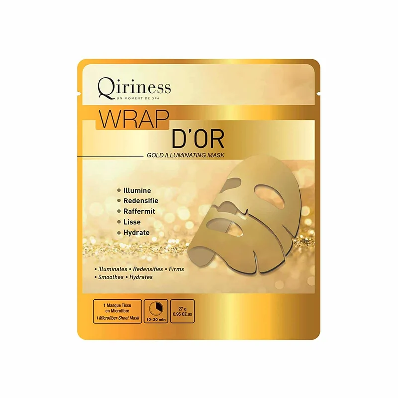 Qiriness Wrap D'Or Mask 1pza