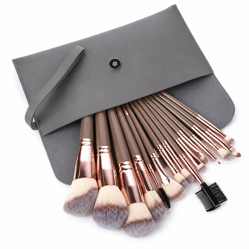 Miomu Set Profesional de Brochas para Maquillaje, 15 Piezas