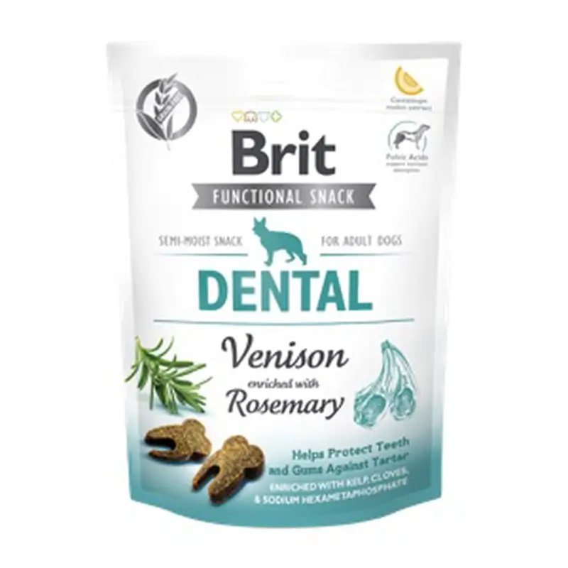 Brit Care Dog Snack-Dental Venado10X150G