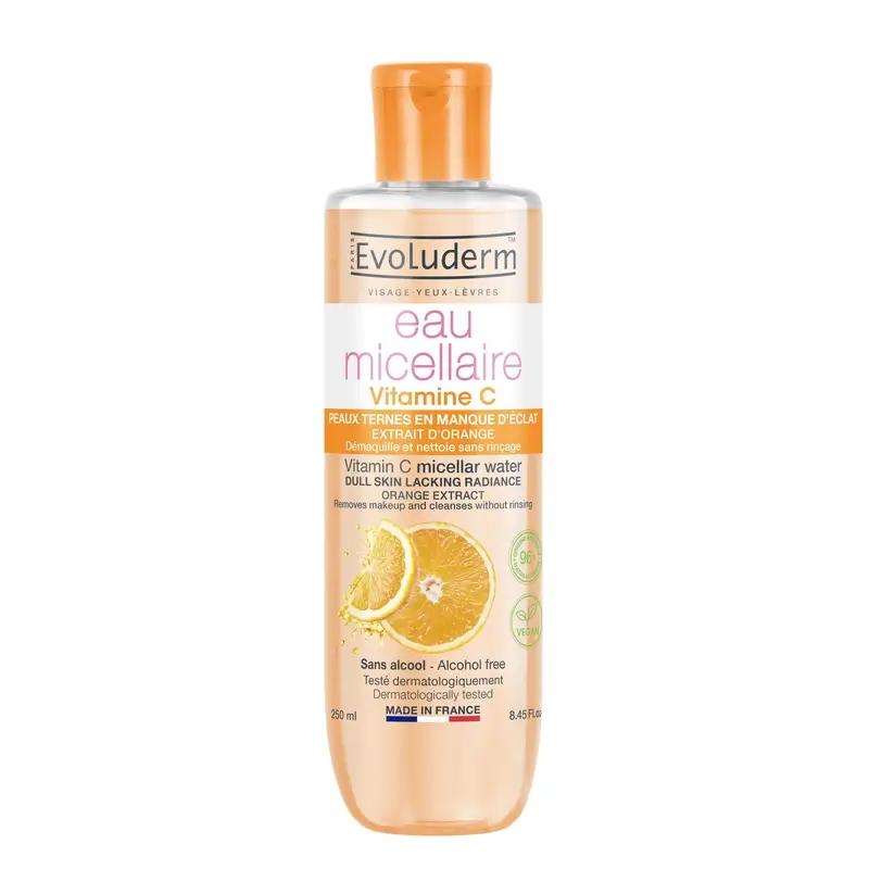 Evoluderm Agua Micelar Vitamina C, 250 ml