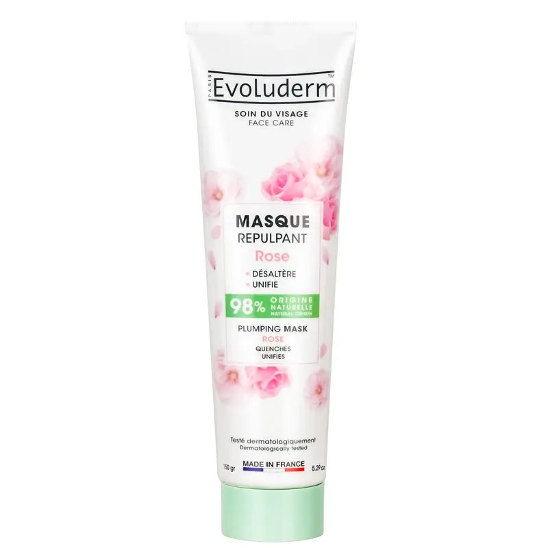 Evoluderm Mascarilla Facial Con Rosa, 150 g