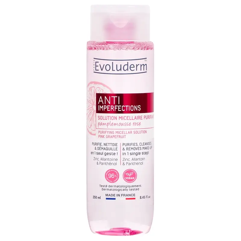 Evoluderm Loción Purificadora Micelar, 250 ml
