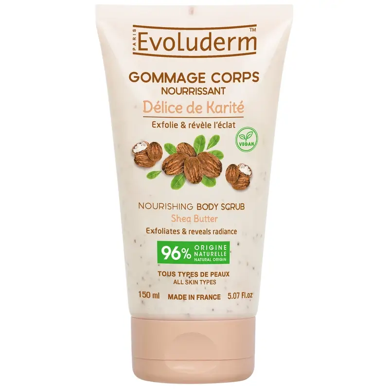 Evoluderm Exfoliante Corporal Manteca De Karité, 150 ml