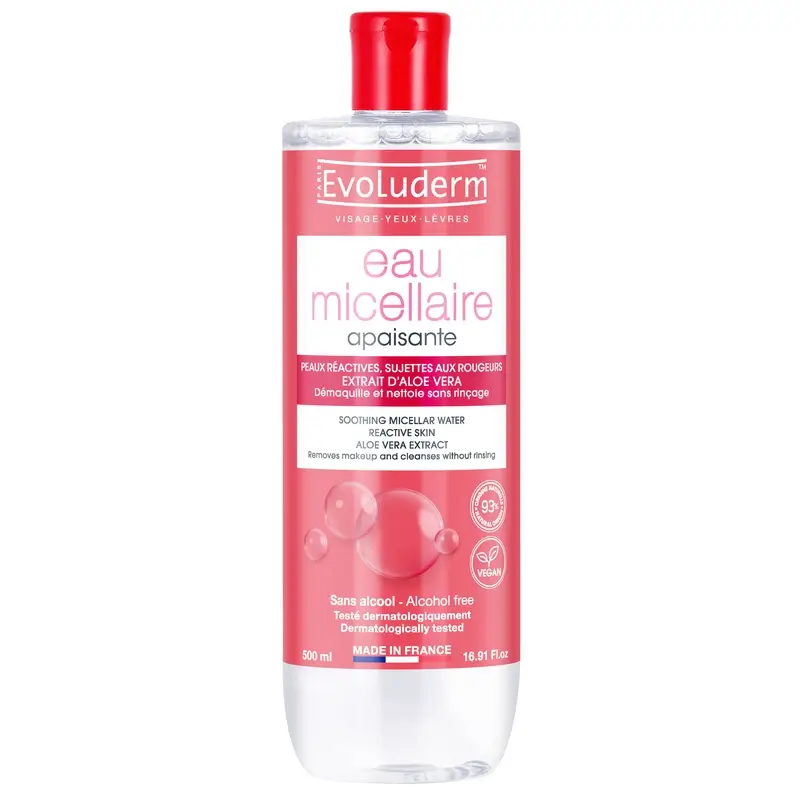 Evoluderm Agua Micelar Pieles Reactivas, 500 ml