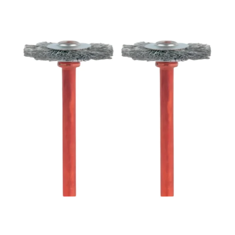 Dreme Cepillo de Acero Inoxidable 3/4" Espiga 1/8", 2 Unidades