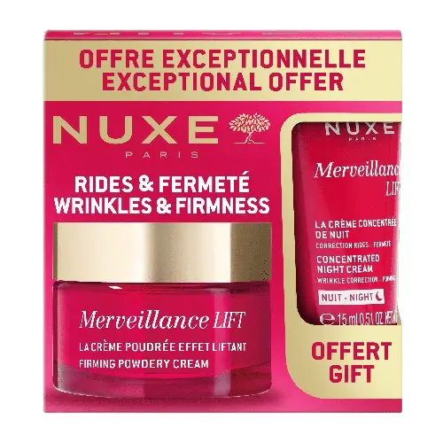 Nuxe Cofre Merveillance Lift Crema En Polvo Efecto Lifting (Pn) 50Ml + Crema Noche 15Ml, 65 ml