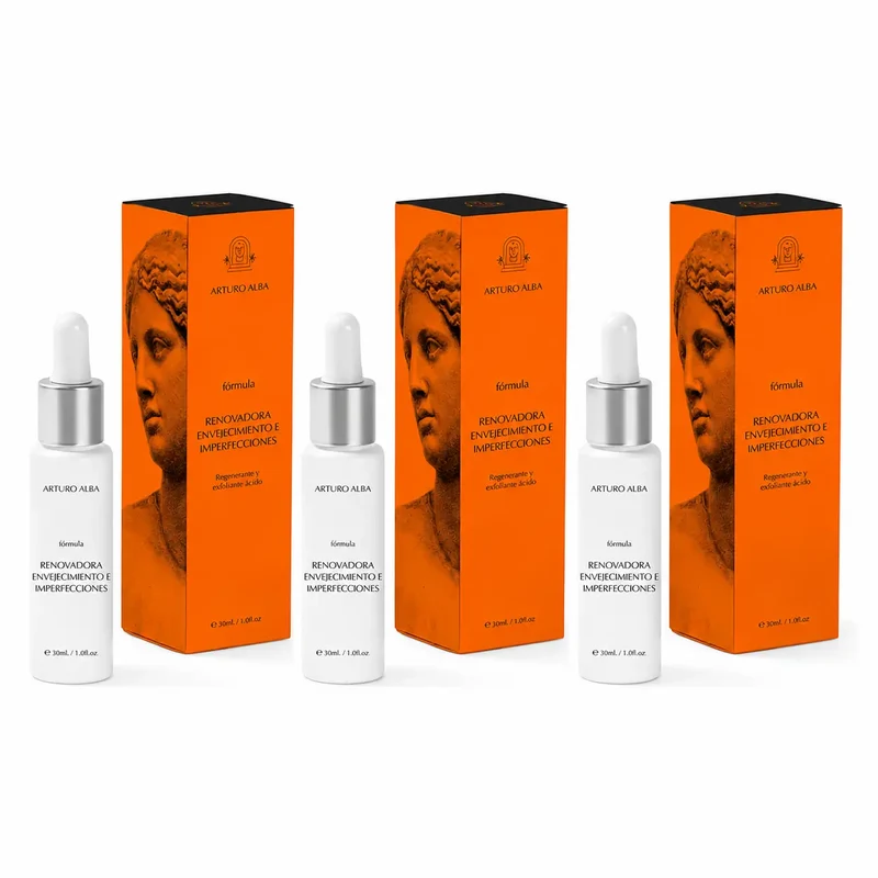 Arturo Alba Formula Renovadora Envejecimiento E Imperfecciones 30Ml , pack 3