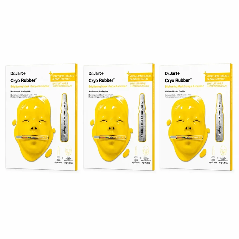 Dr.Jart+ Dr.Jart+ Mascarilla Cryo Rubber Brightening Mask , pack 3