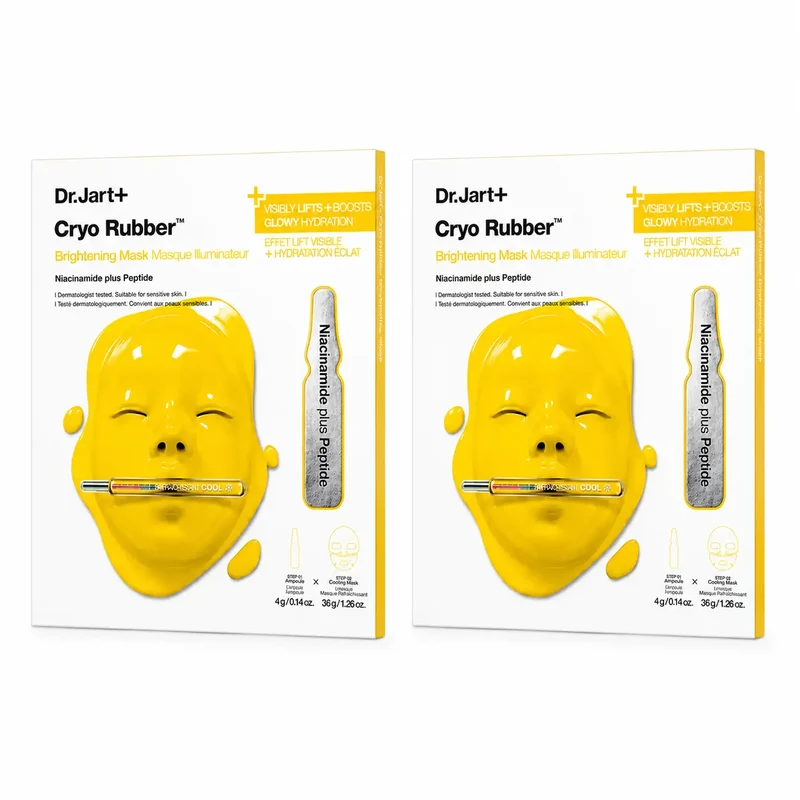 Dr.Jart+ Mascarilla Cryo Rubber Brightening Mask,pack 2