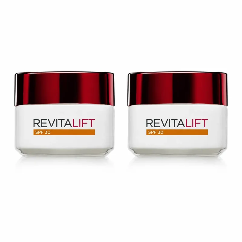 L'Oréal Paris Revitalift Crema De Día Antiarrugas Con Protección Solar - Con Pro-Retinol - 50 Ml , pack 2