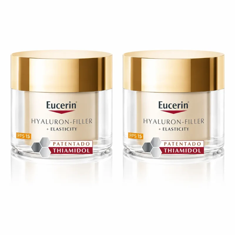Eucerin Hyaluron Filler + Elasticity Día Spf 15, 50 Ml , pack 2