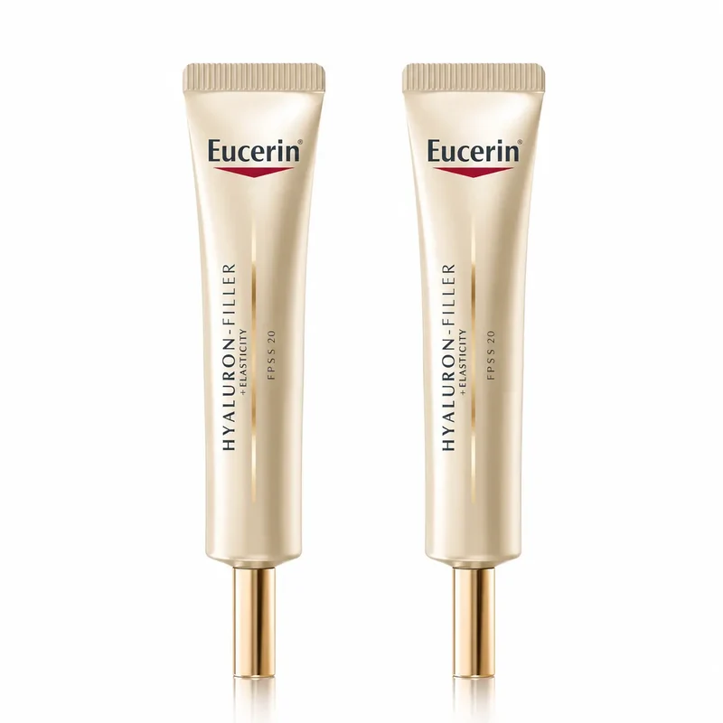 Eucerin Hyaluron Filler + Elasticity Contorno De Ojos, 15 Ml , pack 2