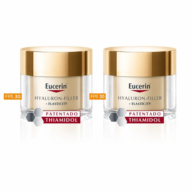 Eucerin Hyaluron Filler + Elasticity Día Spf30, 50 Ml , pack 2