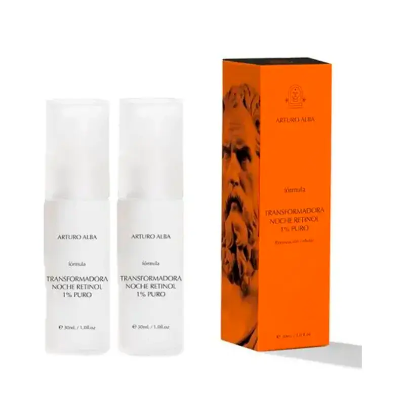 Arturo Alba Formula Transformadora Noche Retinol 1% Puro, Pack 2 x 30Ml
