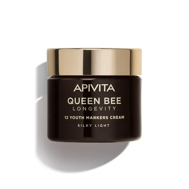 Apivita Queen Bee Longevity Crema Ligera 12 Marcadores De Juventud, 50 ml