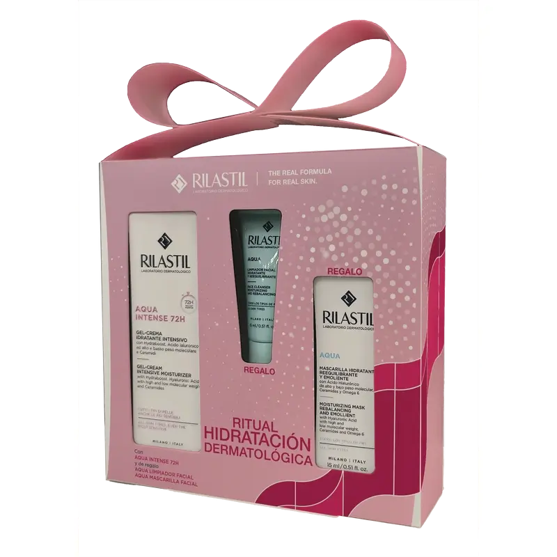 Rilastil Cracker Aqua Intense 40Ml + Aqua Limp 15Ml + Aqua Mascarilla 15Ml