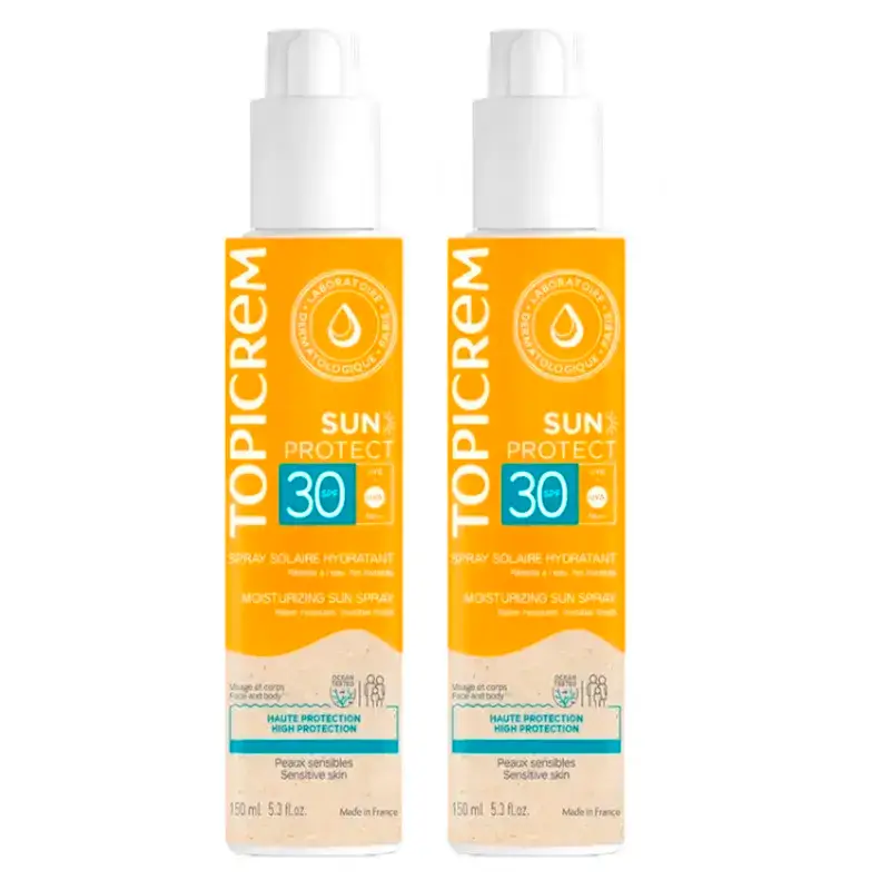 Topicrem Sun Protect Spray Spf30, Pack 2 x 150 Ml