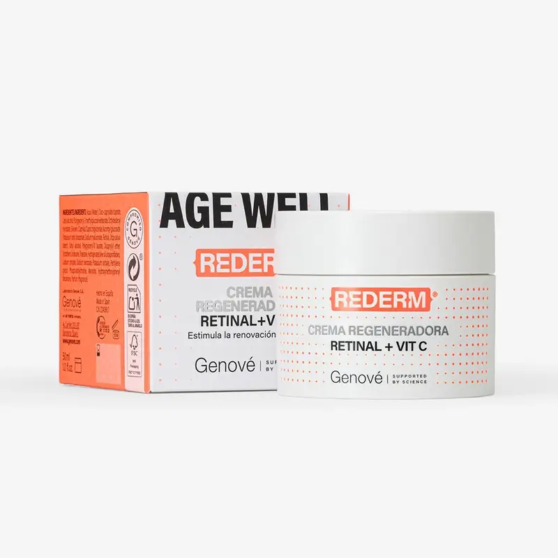 Genové Rederm Crema Regeneradora Retinal + Vit C, 50 ml