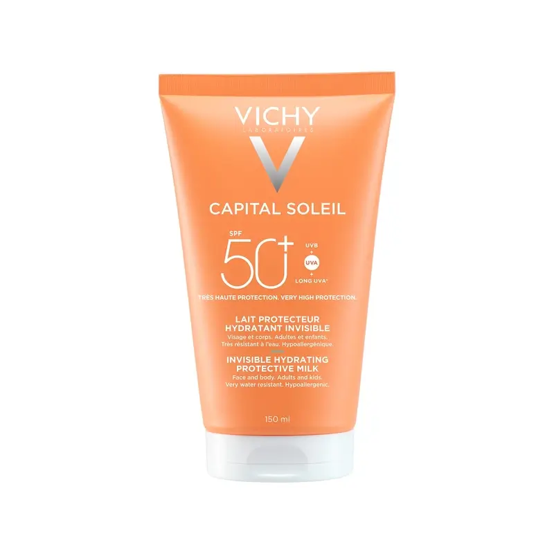Vichy Solar Capital Soleil Leche Protectora Hidratante Spf 50+ , 150 ml