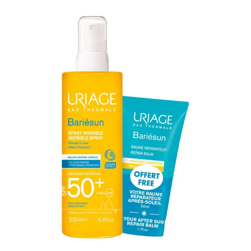 Uriage Bariésun Crema Spf50+ 50Ml + Spray Invisible Spf50+ 200Ml