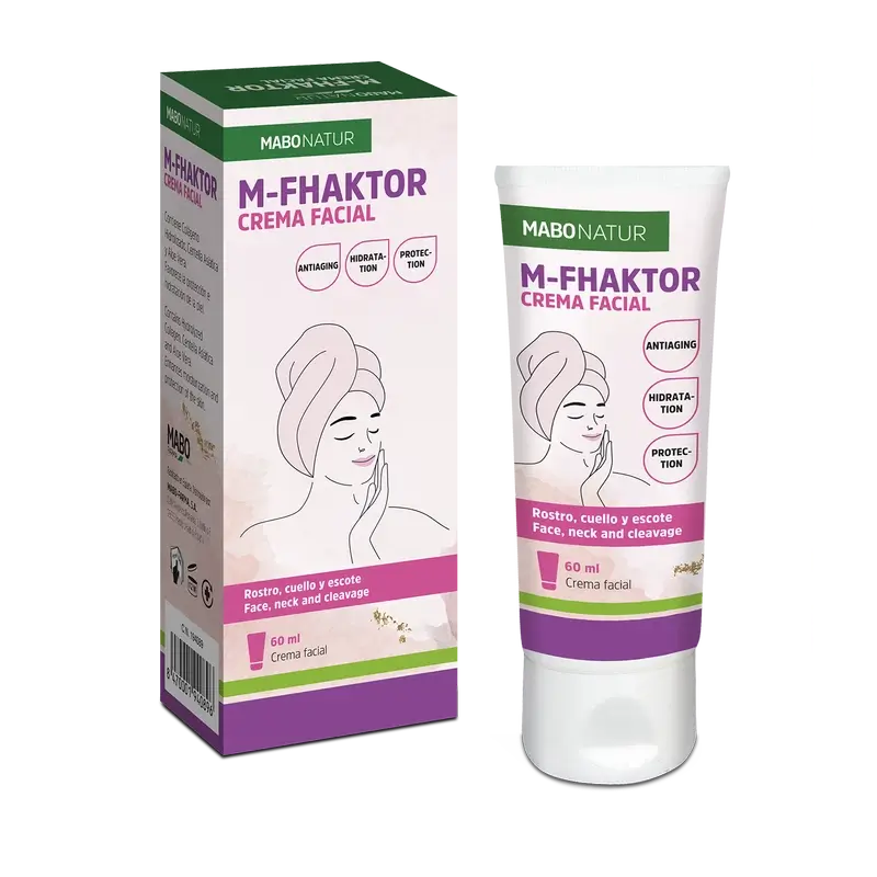 Mabonatur M-Fhaktor Crema Facial & Escote, 60 ml