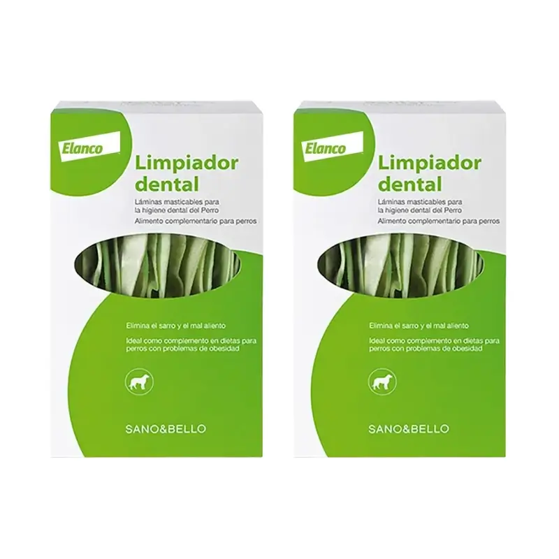 Sano & Bello Snack Para Perros Limpiador Dental, 2X140 Gr
