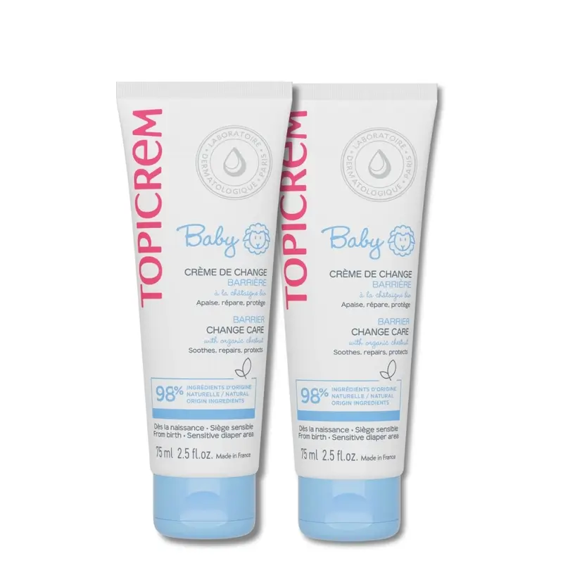 Topicrem Pack Dúo Baby Crema Cambio Pañal 2ª Ud 50 %