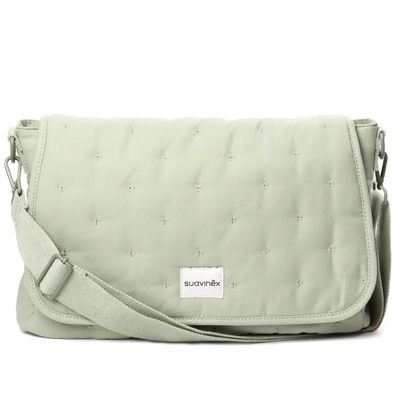 Suavinex Bolso Maternidad Bandolera Poetry Verde