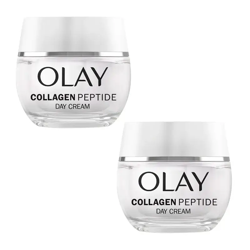 Olay Collagen Peptides 24H Crema De Día, pack 2 x 50Ml