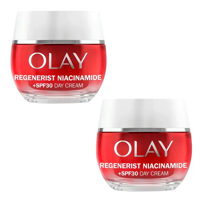 Olay Niacinamida Crema De Día Spf30, pack 2 x 50ml