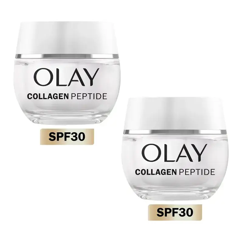 Olay Collagen Peptides 24H Crema De Día Spf30, pack 2 x 50Ml