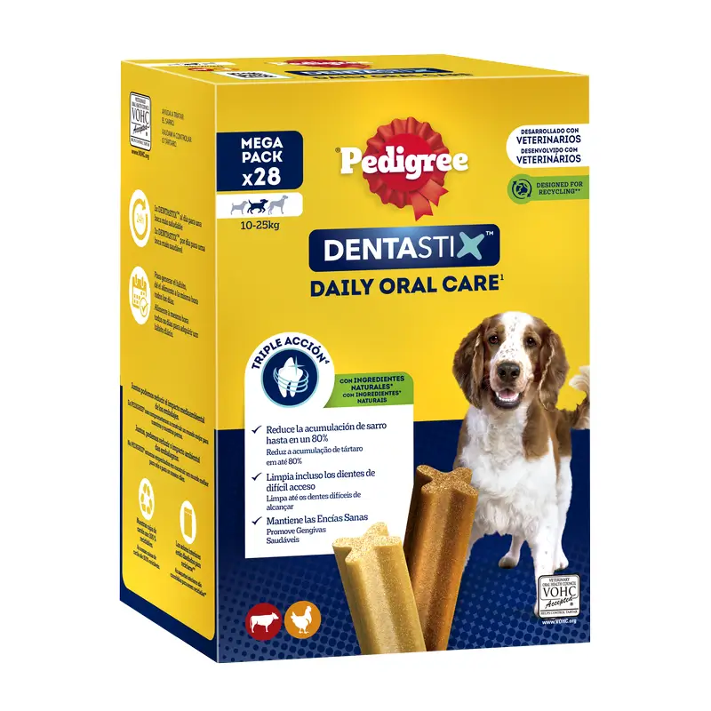 Multipack Pedigree Dentastix Mediano 28Uds