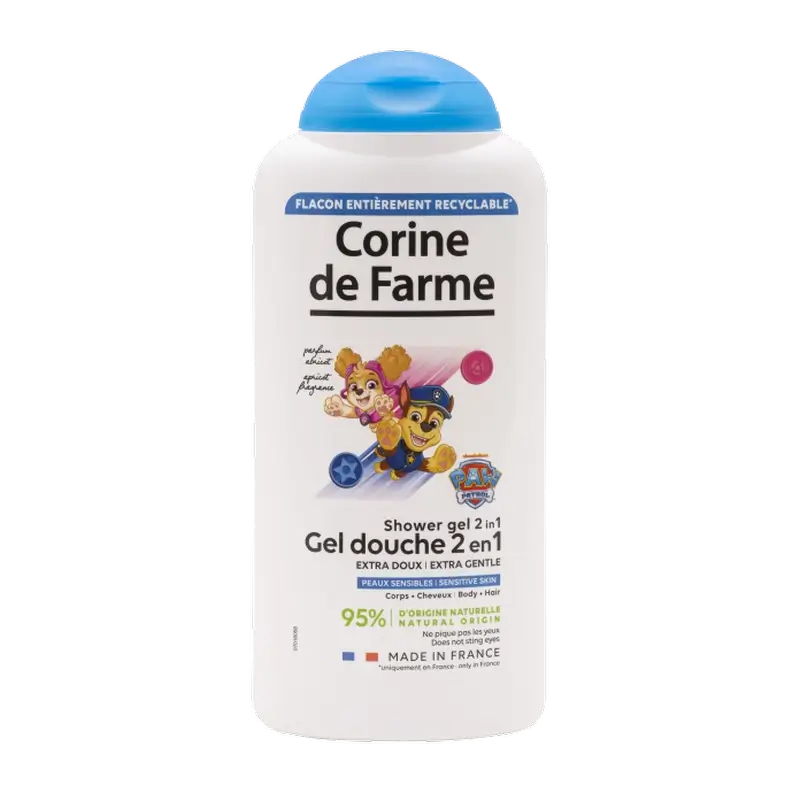 Corine De Farme Gel De Ducha 2 En 1 Patrulla Canina, 300 ml