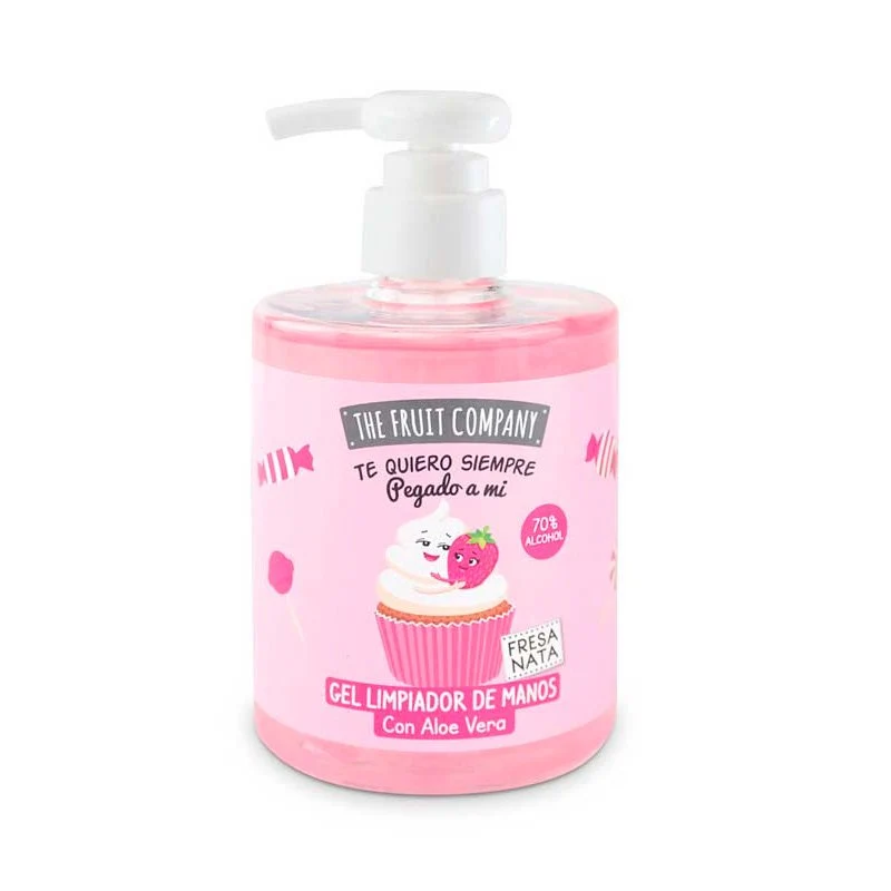 Gel Hidroalcohólico Limpiador de Manos - Fresa y Nata - The Fruit Company