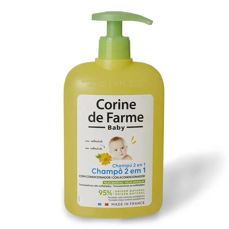 Corine De Farme Champú 2 En 1 Con Acondicionador Caléndula , 500 ml
