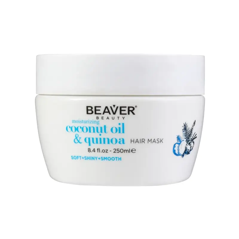 Beaver Mascarilla Hidratante Coconut Oil & Quinoa , 250 ml