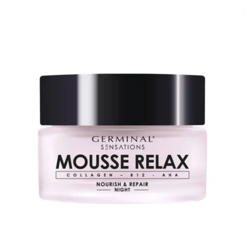 Germinal Sensations Mousse Relax — Night Cream with Collagen and AHA, 50 ml