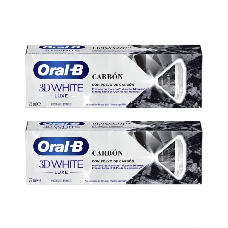 Oral-B Charcoal Toothpaste , 2X75 Ml