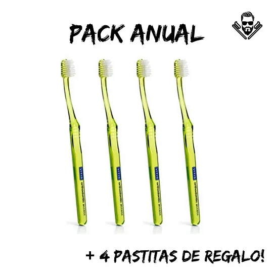 Pack Ahorro 4 Cepillos Vitis Access Suave Ortho + 4 pastitas